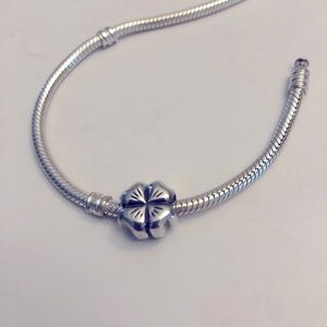 Pandora Four Leaf Clover Sterling Silver 925 Charm Good Luck Fortune Retired